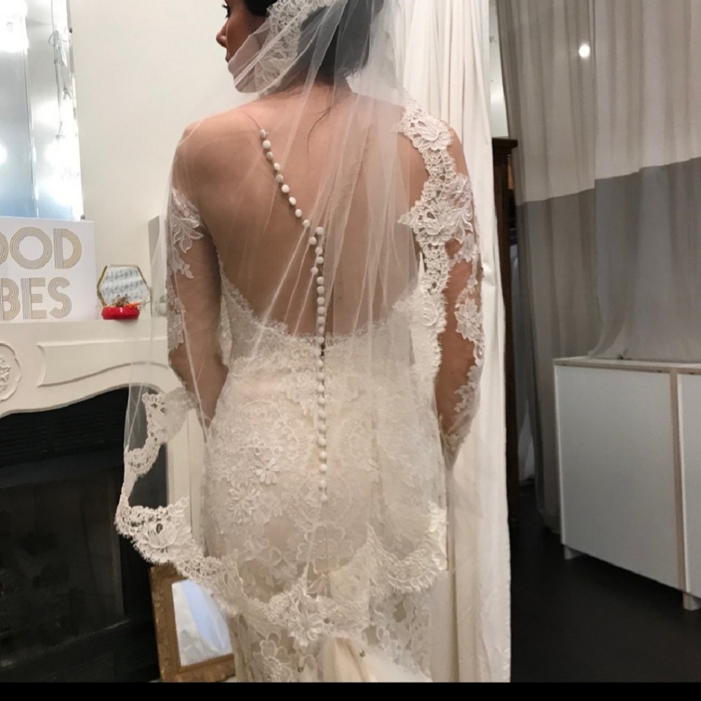 French Alençon Lace Veil